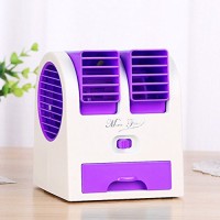 Simply Silver Air Conditioner Fan Mini Small Portable Ac Personal Handheld Cool Cold Summer - B078SJJ7KK